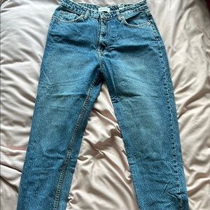 Zara Blue distressed Denim Jeans